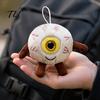Novelty Eye Plushie Halloween Eyeball Plush Keychain, Funny Scary Stuffed Toy Pendant Polyester Fiber Doll for Backpack, Spooky Mini Bag Charm, Party