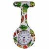 Round Dial Silicone Quartz Stainless Fob Woman Quartz Pocket Watch Nurse Watch Fob Hanging Medical