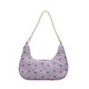Borsa a Mano Unica con Fiocco Pieghettato Elegante Versatile Borsa a Spalla/Sottobraccio Per Donna