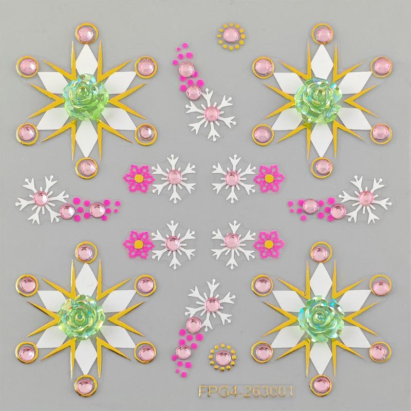 Sexy Diamond Face Tattoo Sticker Colorful Glitter Crystal Party Face Decal Self-Adhesive Rhinestones Face Jewelry