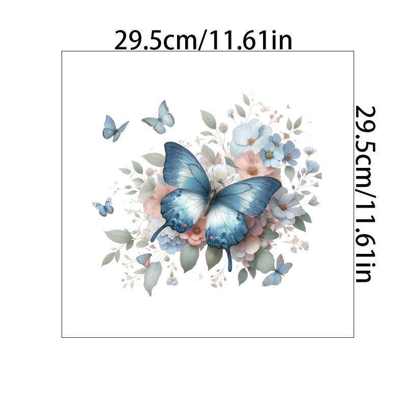 Funny Butterfly Toilet Stickers Waterproof Adhesive Decorative Vinyl Decals for Toilet Lid Wc Refrigerator Home Decoration