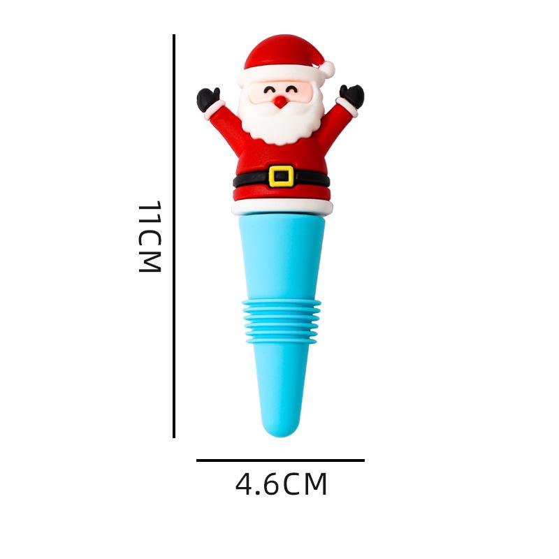 Eco-friendly Silicone Wine Bottle Stopper, Multi-color Options – Ideal Christmas Gift