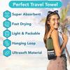 Outdoor Sports Towel Set, Microfiber Water Absorbent And Quick Dry 3-Pack, Soft Sand-Proof Large Size Beach Towel