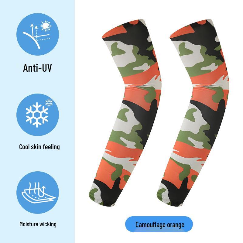 Dünne Anti-Pilling UV-Schutz Radsport-Armlinge für Kinder - Outdoor Eisseide Sonnenschutz-Ärmel