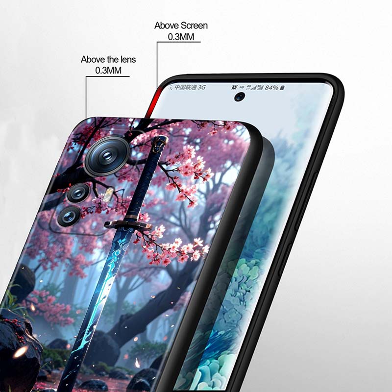 Ancient Style Swordsman For Xiaomi Mi 15 14 13 13T 12 12T 12S 11 11i 11T Pro Ultra Lite 5G Black Soft Phone Case