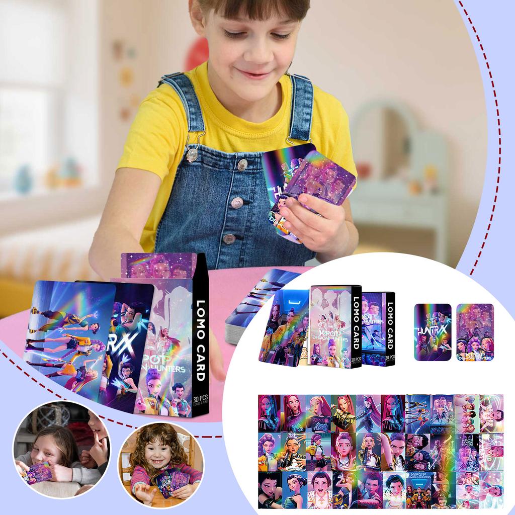Double-sided 30-card LOMO Card- Anime Surrounding Photo Card- Collection Card