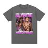 T-shirt Estiva Stampata a Maniche Corte alla Moda Semplice Comoda Traspirante Unisexs E Unisexs T-shirt