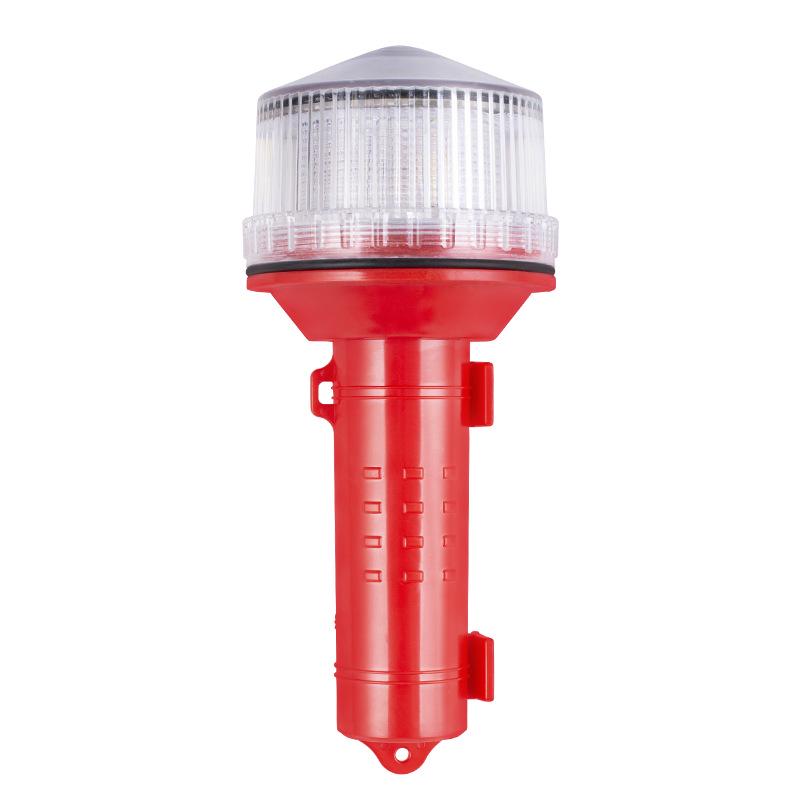 Jujingyang JY-2026 LED Solar Beacon & Signal Light with Tricolor Flashing Function