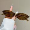 Sexy UV Protection Sun Glasses Small Frame Oval Frame Cycling Eyewear Outdoor Street Photography Women Sunglasses Women