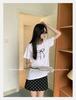 2025 Summer Petite Red Polka Dot A-Line Mini Skirt: Slimming High-Waisted Design for Women