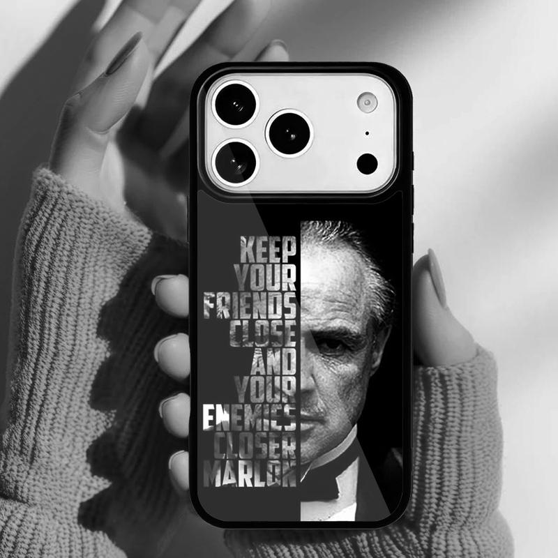 The Godfather Artwork Phone Case for iPhone 17 Air 16e 15 14 13 Pro Max Back Cover for 12 11 Pro Coque
