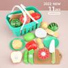 Cut Cut Music Toys Fruit And Fruit And Vegetable Puzzle Play House Kitchen Cut Vegetables Children'S Baby Child Toy Set