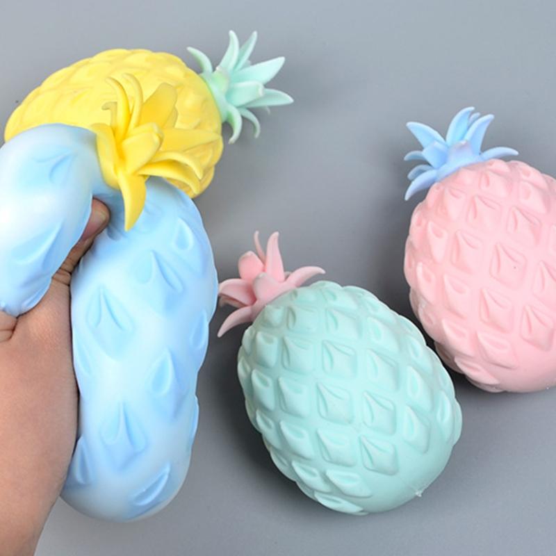 Pineapple Anti Stress Squeeze Ball Funny Vent Decompression Relief Anxiety Toys For Children