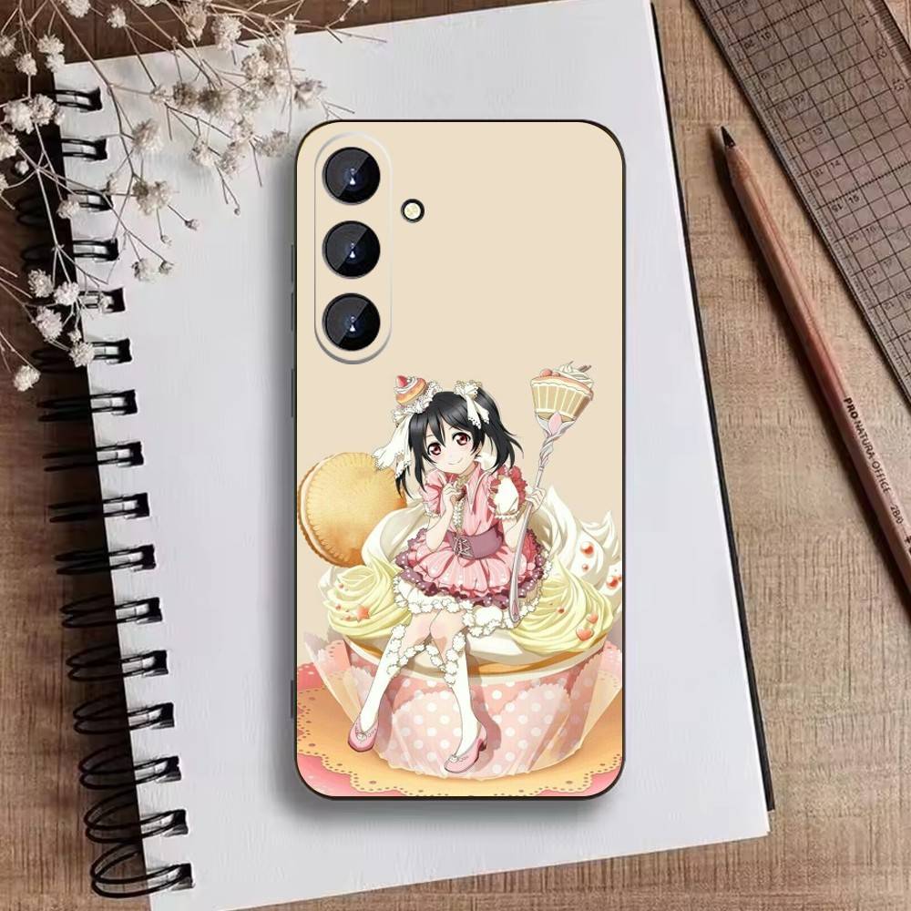 L-Love live-Kousaka Honoka Phone Case For Samsung Galaxy A73,A72,A71,A70,A52,A51 Others Soft Black Cover