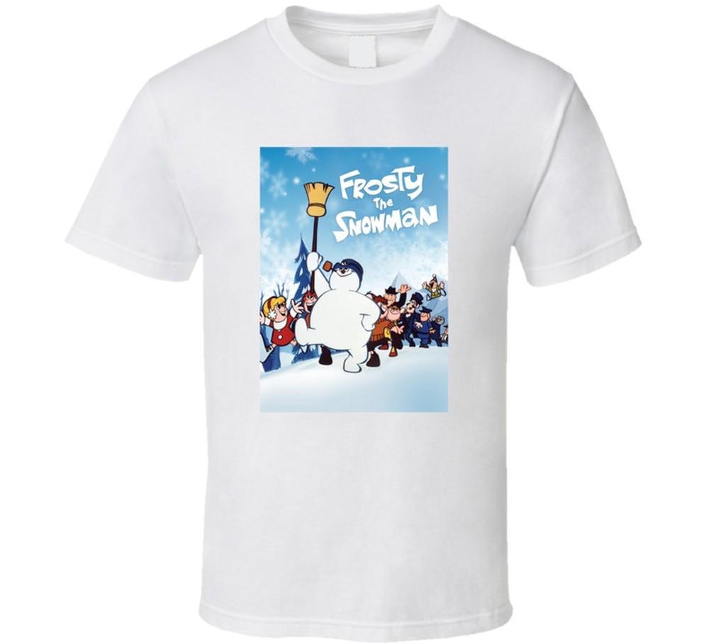 

Frosty The Snowman Tee 1969 Animated Holiday Christmas Movie T Shirt Unisex T-Shirt L