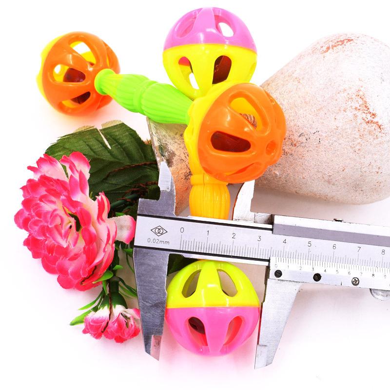 3/2/1 PCS Parrot Toy Inventive Rattle Bite Resistant Bird Bite Toy Double-head Bell Ball Toy Parrot Training Toy Bird Toys