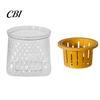 Breathable Root Planter Self Watering for Indoor Plants, Transparent Hydroponic Planter, Decorative Modern Home Office Decor Flowerpot with Wick Rope