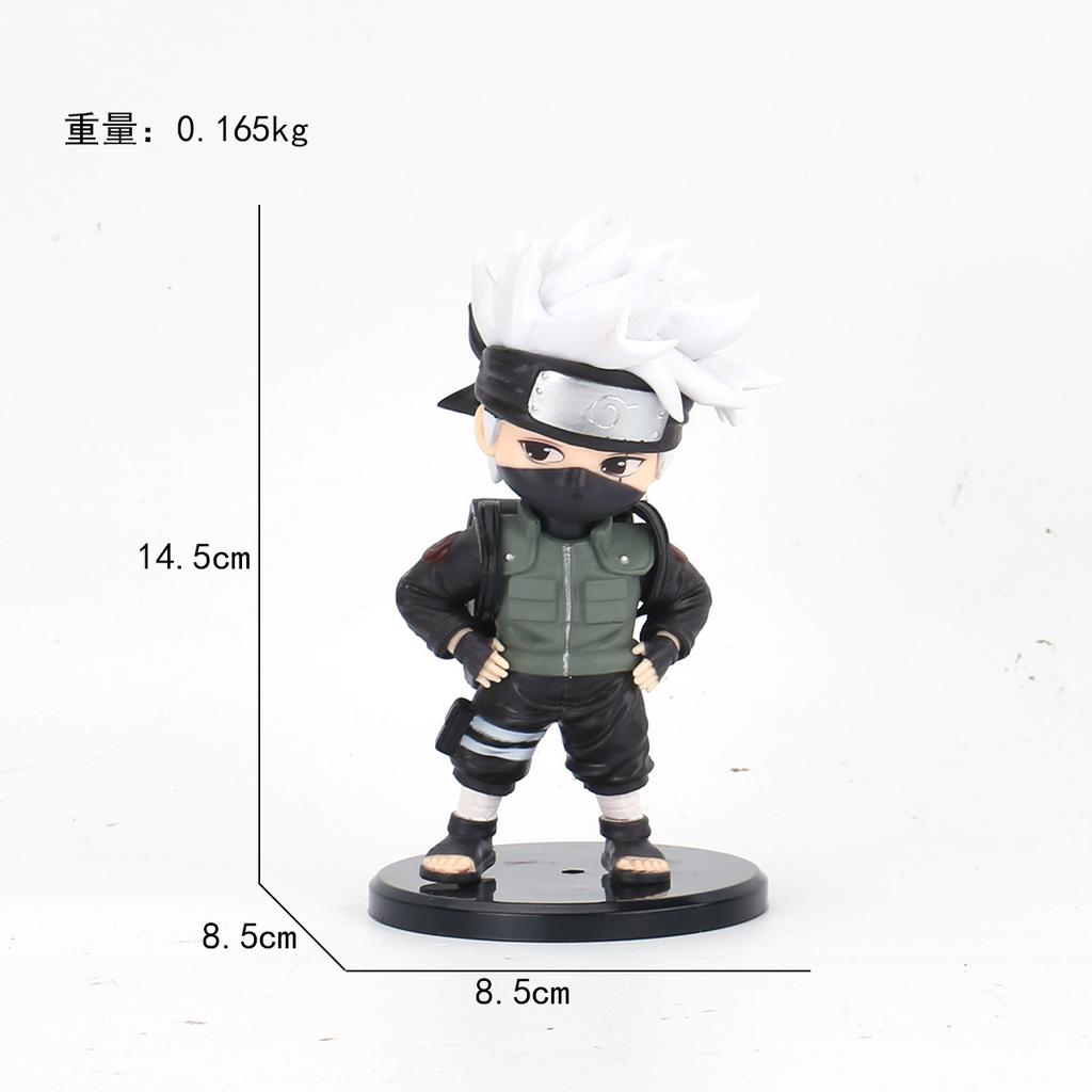 Animated Character Naruto Uchiha Itachi Sasuke Pain Kakashi Naruto Shippuden Action Character Set Model Children's Toy Gift