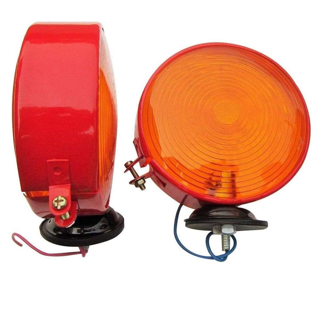 Pair of Butlers Style Side Indicator Lamps – Trailer Lights with 12V Bulbs | Suitable for BMC, Ford, Bedford & Commercial Trucks