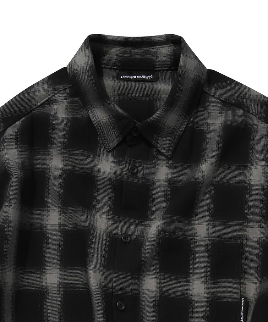 Loghideumatin Check Pattern Shirts (Grey)