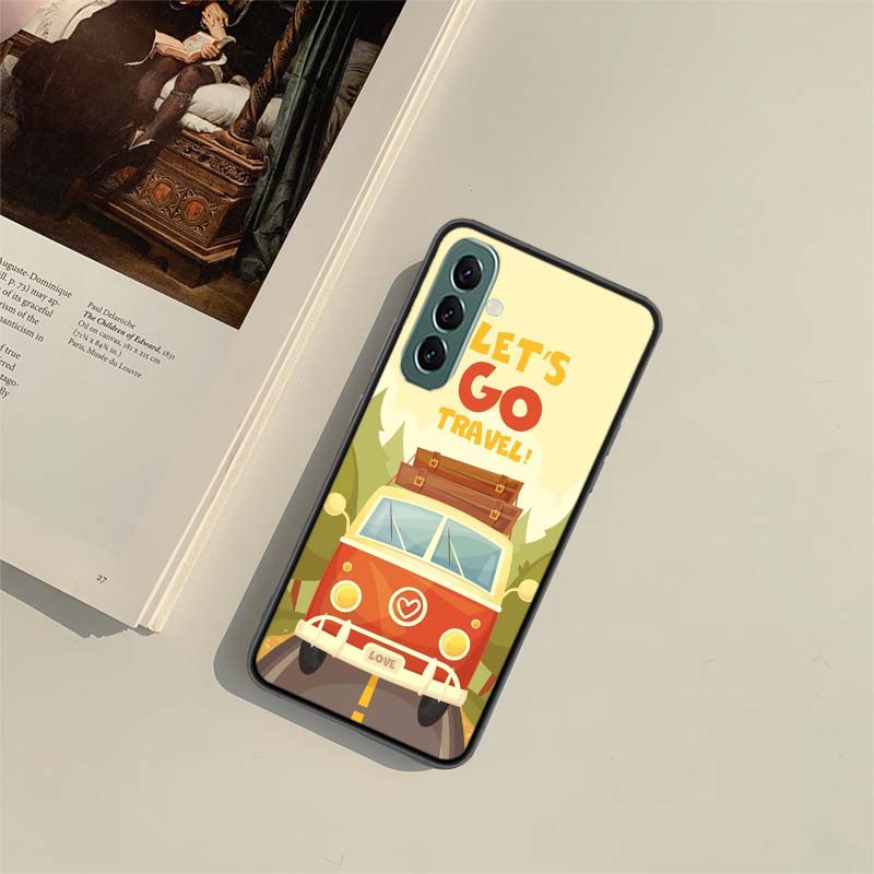 Summer Overseas Travel van Phone Case For Samsung A55 A35 A25 A15 A54 A34 A24 A14 A70 A71 A50 A51 A17 A05S Galaxy A40 A41A30 A31