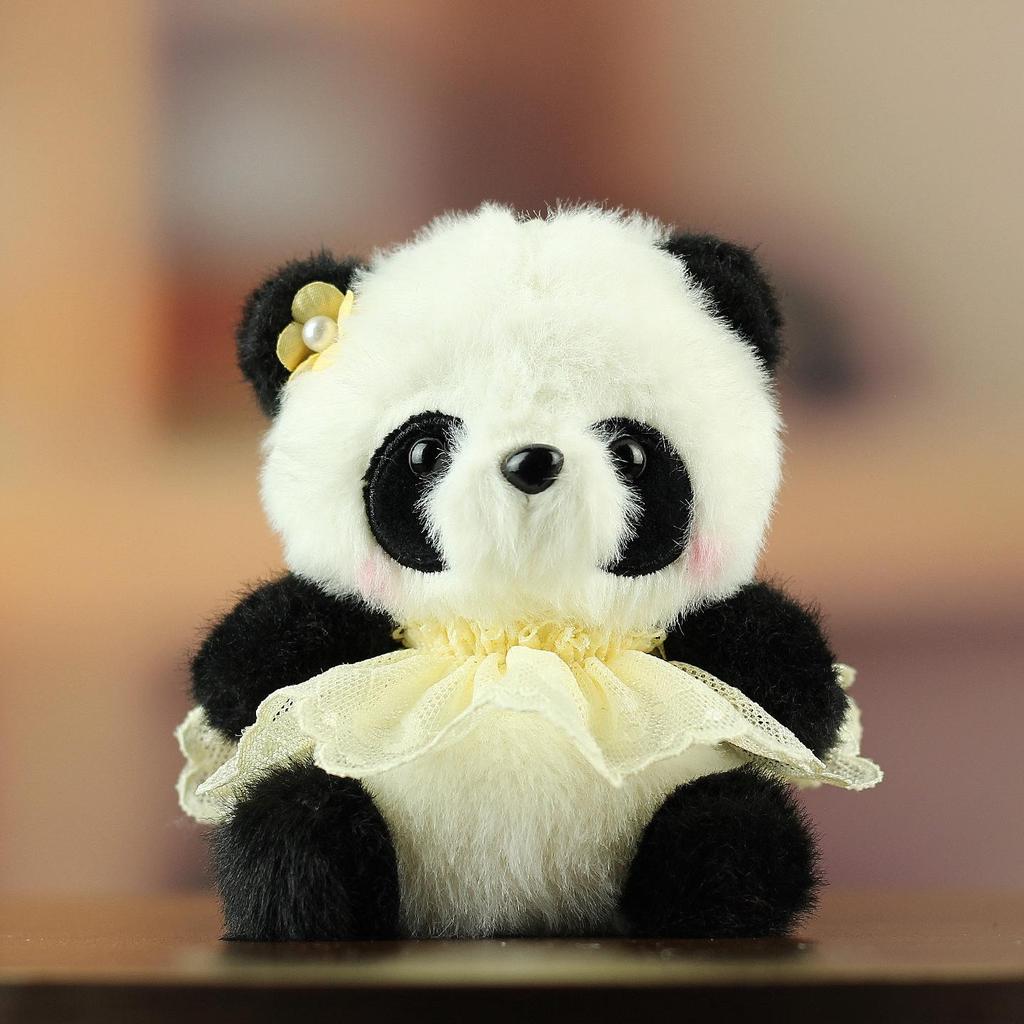 Portachiavi Bambola Peluche Fata Panda: Ciondolo Carino per Borse e Regali per Bambine