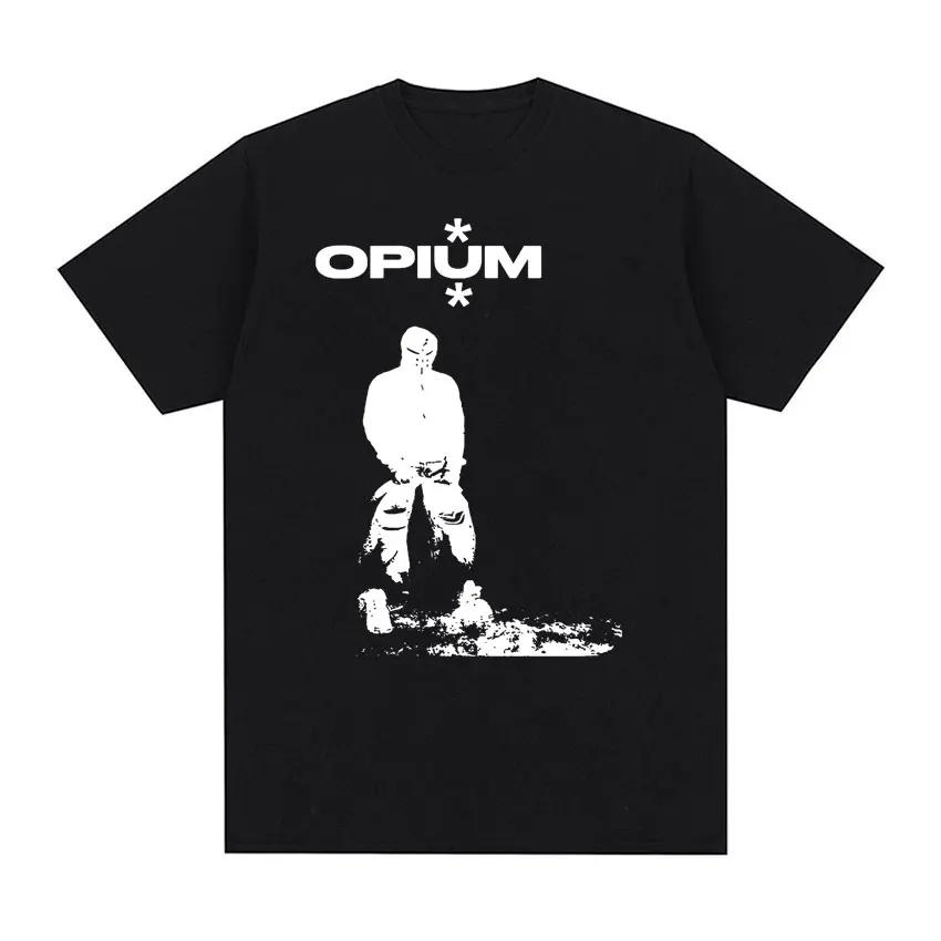 Rapper Ken Carson Opium Merch Tour T-Shirt Playboi Carti Ken Carson AGC Album T Shirt Men Women Hip Hop Tee Shirt Streetwear