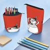 HTSW Standing Pencil Moomin Little My Simple and Multifunctional Stationery Pouch with Pencil Holder and Small Item Perfect for Students and Office
