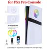 Face Plate Console Cover ABS Hard Case Anti-Scratch Faceplate Case Cover with Cooling Vent for Playstation 5 Pro PS5 Pro Console