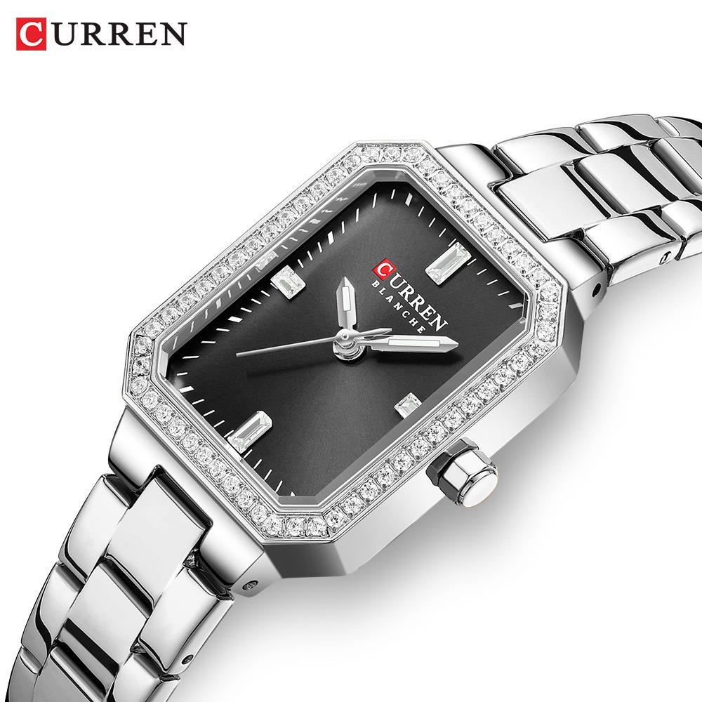 Orologio da Polso al Quarzo Curren 9102 da Donna con Cinturino in Acciaio