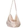 Leopard Print Canvas Crossbody Bag - Trendy, Large Capacity Women's Shoulder Bag