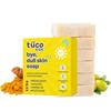 Tuco® Săpun pentru Copii Bye, Piele Ternă Pachet de 6X75g cu Curcuma, Unt de Shea și Ulei de Cocos | Vârste 2-5, 5-10, 10-15 | 6x75g