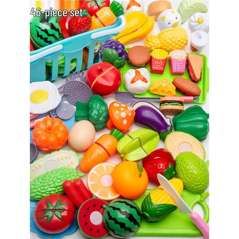 Children's Pretend Play Dollhouse Kitchen Set for Boys & Girls - Kindergarten Play Area Arrangement