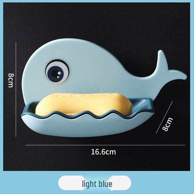 LIEI Cartoon Double-Layer Suction Cup Soap Dish