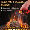 IP7 Foldable Double Probe Digital Thermometer - Ideal for Culinary Grilling, BBQ & Kitchen Meat Cooking