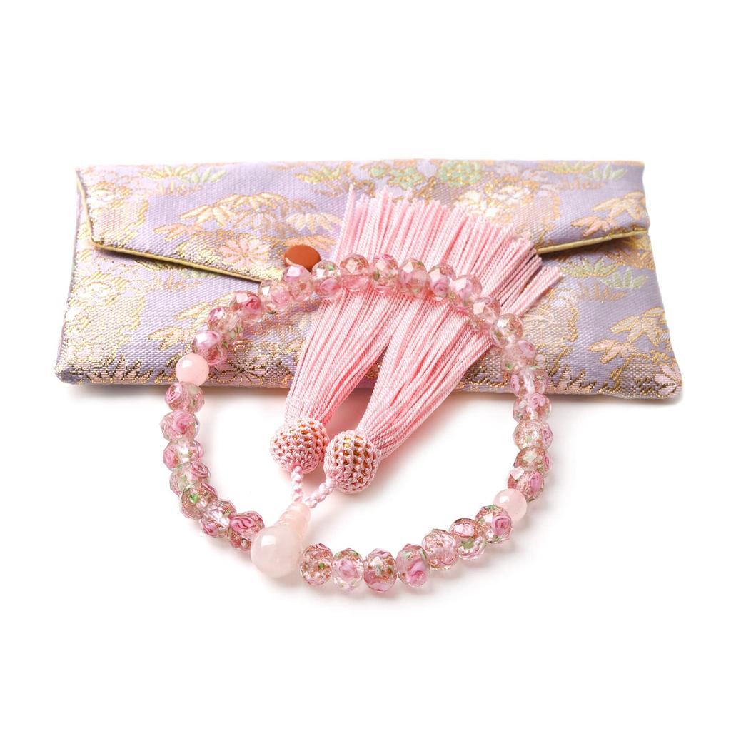 Prayer Beads for Rose Dragonfly 10 Red Lapis Venetian Nishijin Prayer Bonus Prayer Natural 10 Rose Beads Crystal Women, Beads, Mm, Crystal, Lazuli,