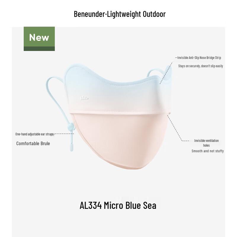 Banana Under Women s Summer Sun Protection Gradient Face Mask