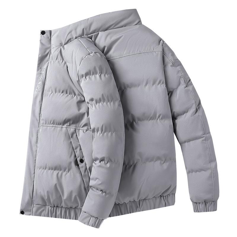 

Winter new men s casual cotton-padded clothes, cotton-padded jackets, versatile flow men s clothing M сірий колір