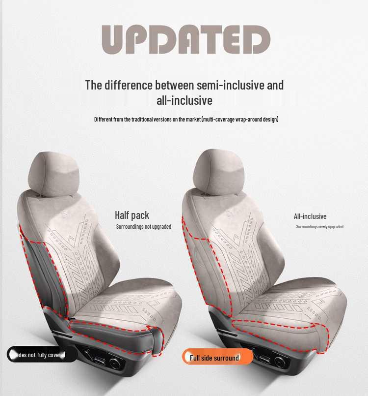 25-Model Compatible BYD Han Lams Car Seat Cushion - Half Surround, All-Season Seat Cover