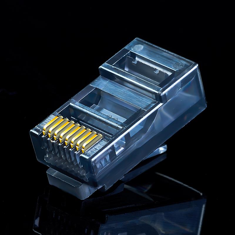 Cat 6A/5E Geschirmter RJ45 Gigabit-Netzwerkkabel-Stecker für Breitband und Telefon