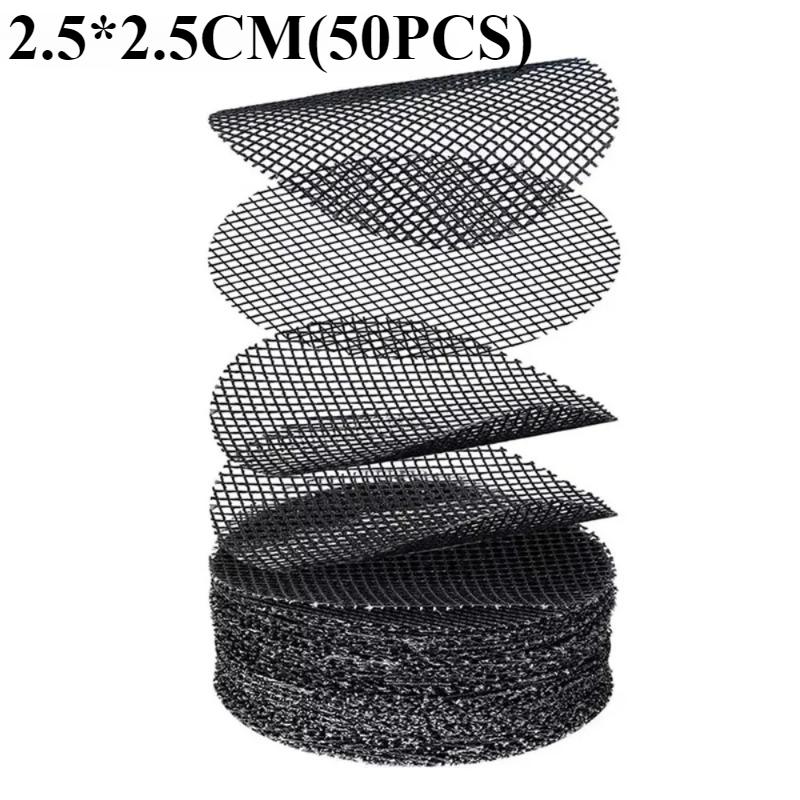 50/100PCS Flower Pot Hole Mesh Pad Round Drainage Holes Screens Mat Prevent Soil Loss For Garden Plant Bonsai Bottom Grid Gasket