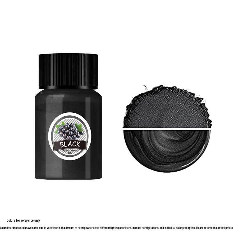 Mermaid Slime & Epoxy Mica Powder - 30 Colors Pearlescent Crystal Clay in Large Bottle