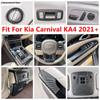 Steering Wheel / Gear Shift Water Cup Panel / Seat Adjust Button Cover Trim For Kia Carnival KA4 - 2024 Accessories Interior