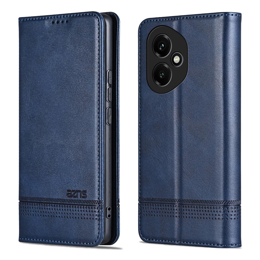 AZNS For Honor 400 5G (Global) Case Cowhide Texture PU Leather Wallet Phone Cover