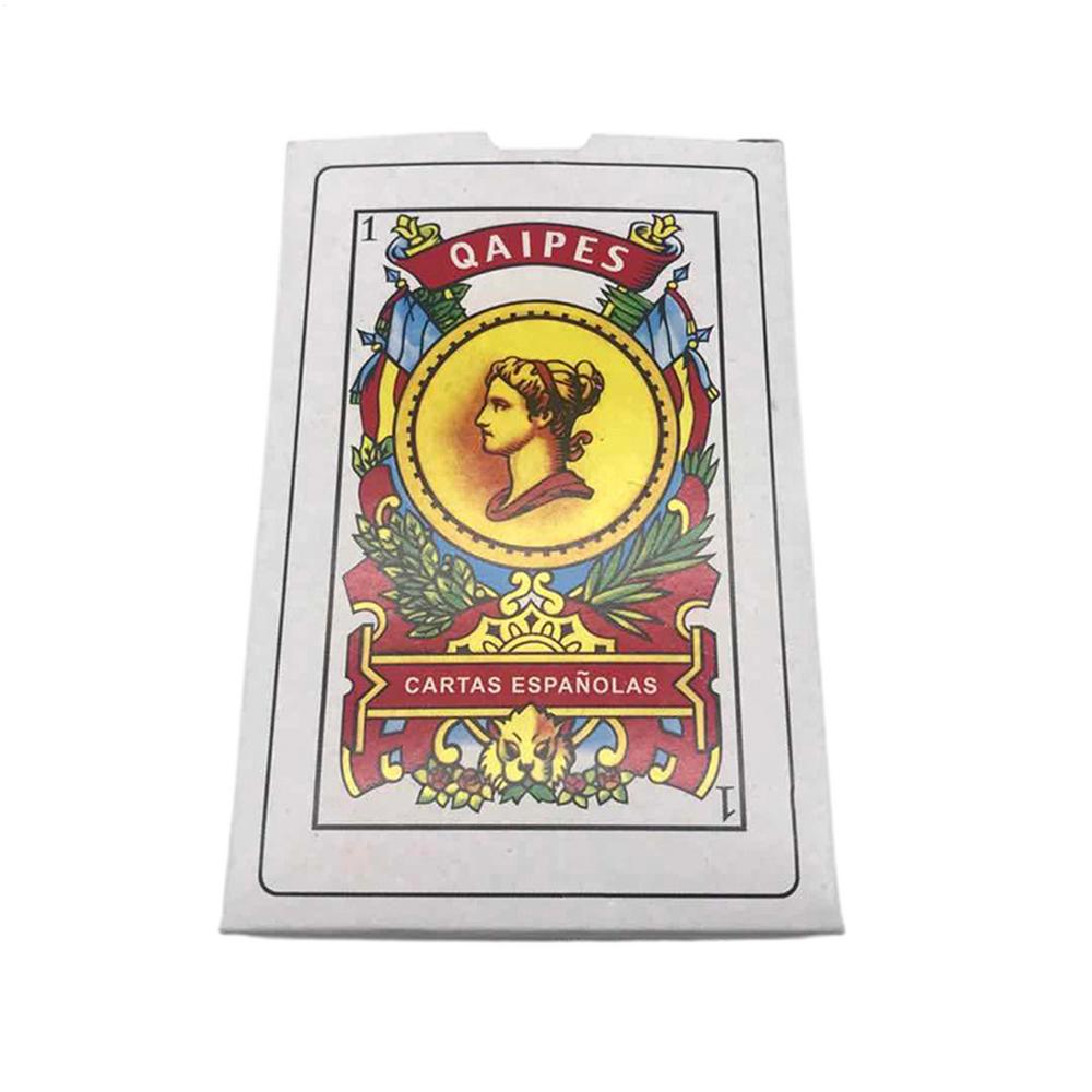 

Large Spanish Playing Cards Waterproof Poker Cards With Bright Colors Clear Printed Board Game Cards For Party, Family Card Game