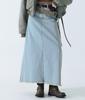ESEELMI Long Denim Skirt