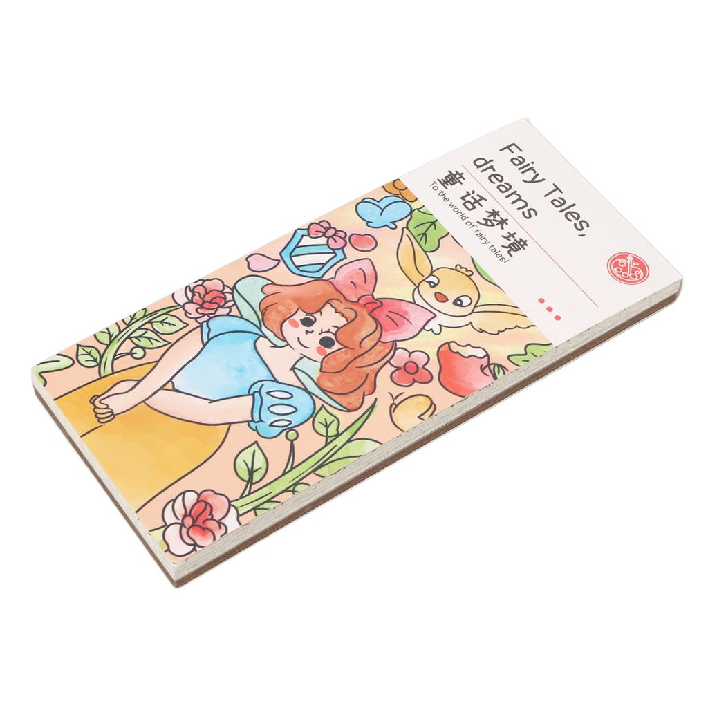 Pocket Painting Book Cartoon Theme Color Recognition Hand Eye Coordination Water Coloring Book for