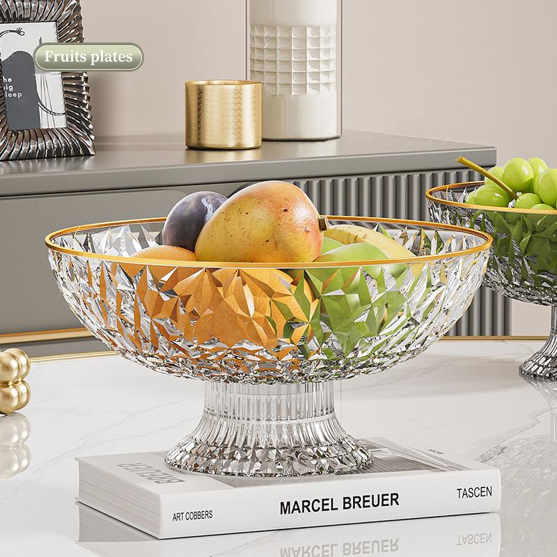 Fruit Plate Coffee Table Fruit Plate Candy Snack Plate Elegant Fruit Bowl Set For Kitchen Organization And Storage