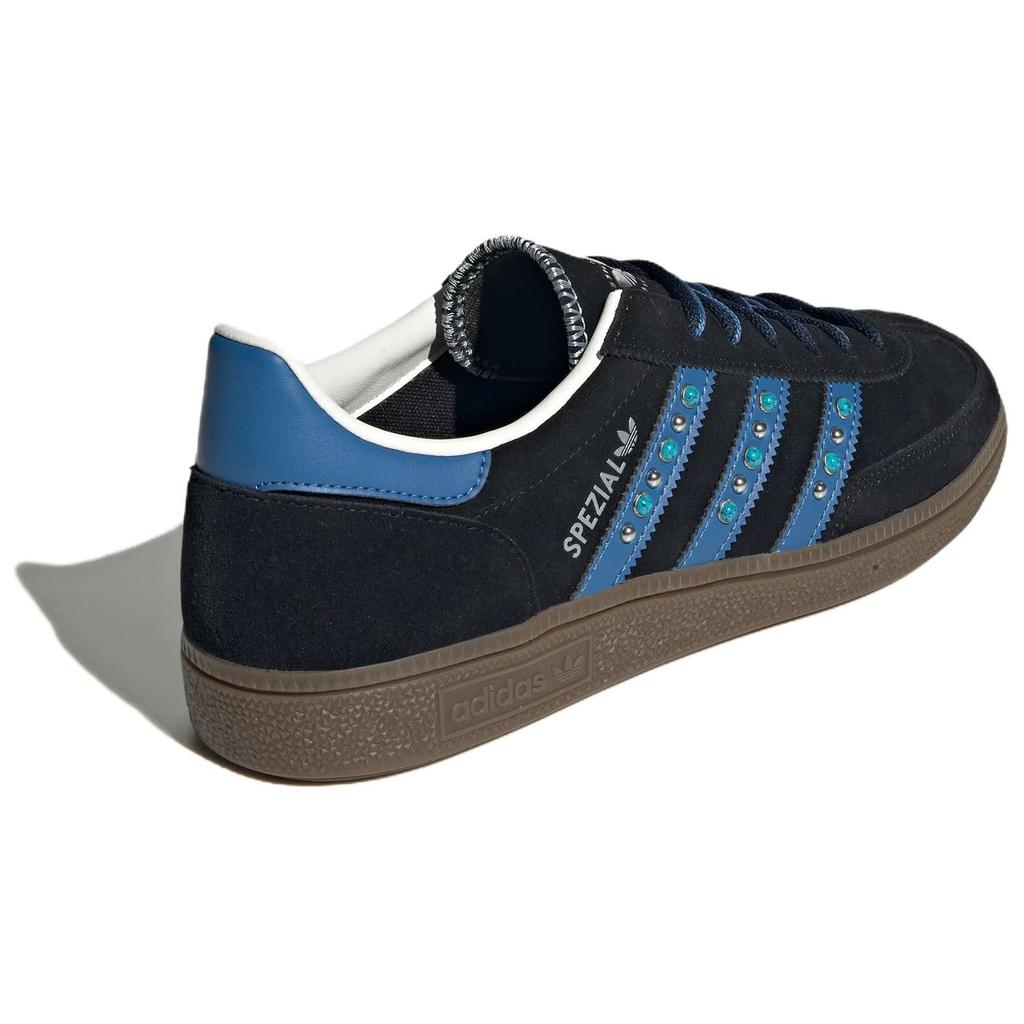 Adidas Originals Handball Spezial Comfortable Soft Thin Sole Durable Low-Top Sneakers Unisex Sneakers Black JQ9654