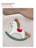 Infant Horse-Themed Long Sleeve Romper - Autumn/Winter 100 Days New Year Outfit